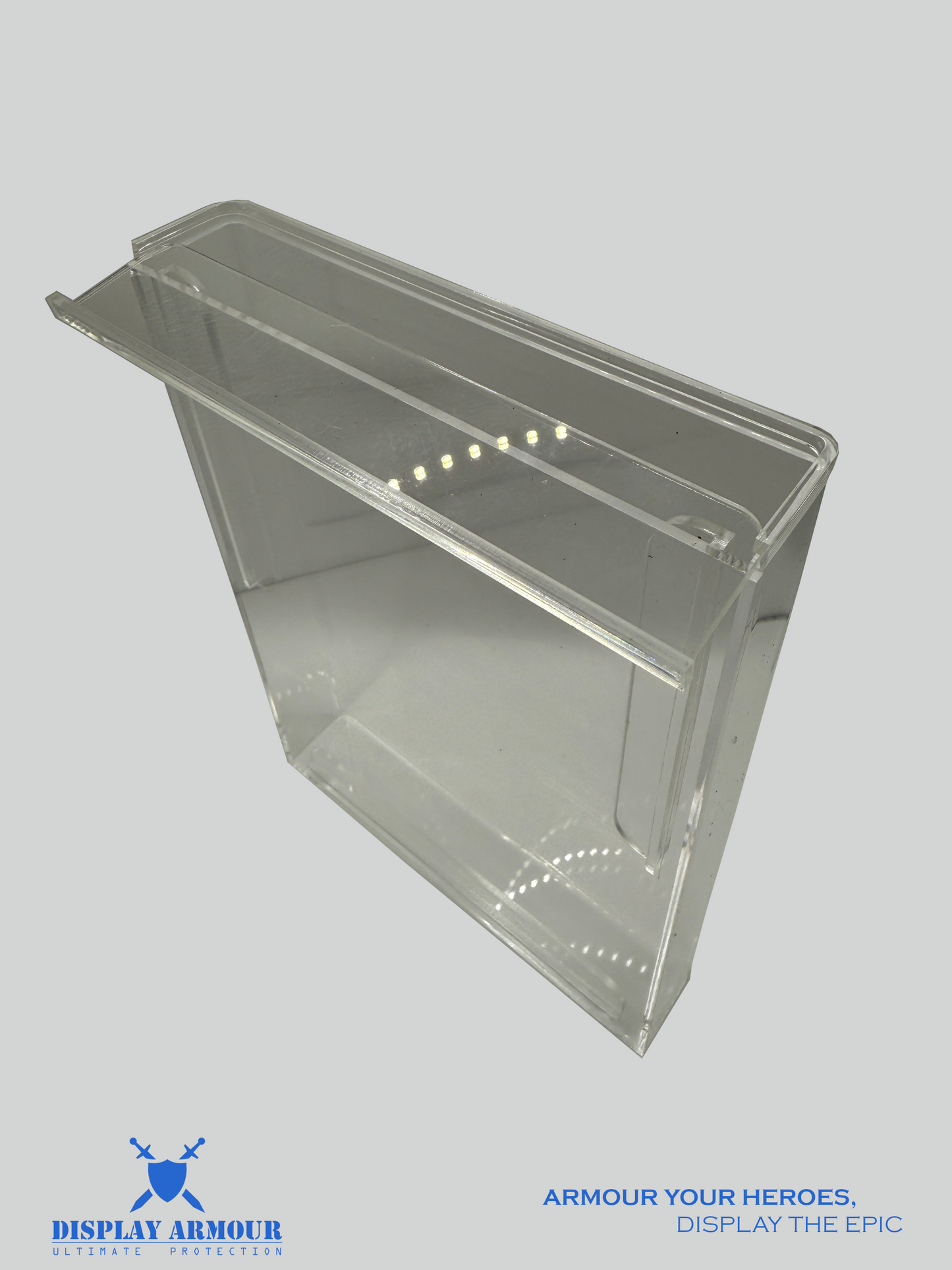 Display Armour Display Case with Door Open - Easy Access for Your Action Figures