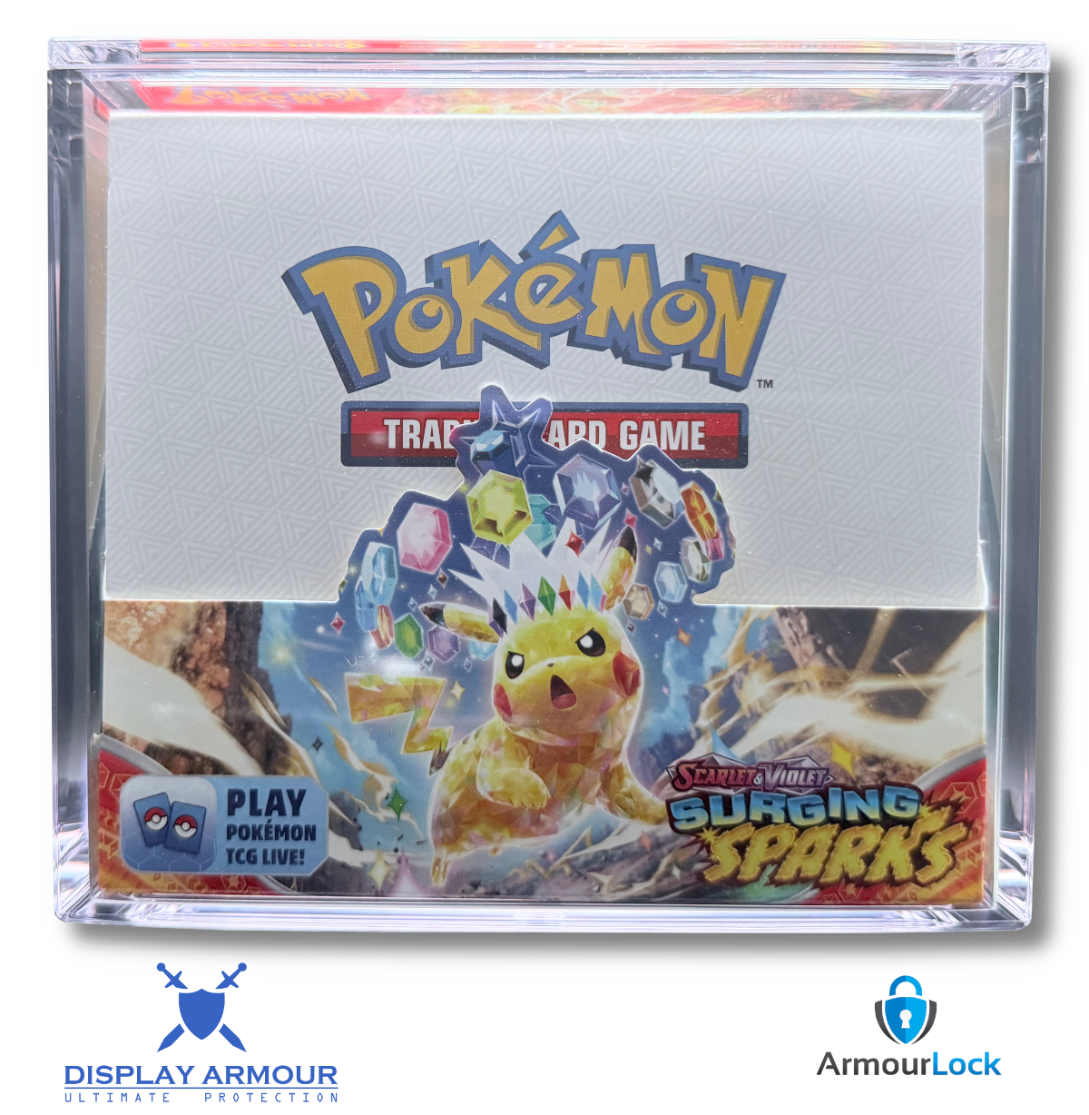 Pokémon Booster Box Acrylic Display Case – Fits All Pokémon Booster Boxes