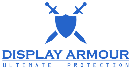 display armour ultimate protection logo in blue
