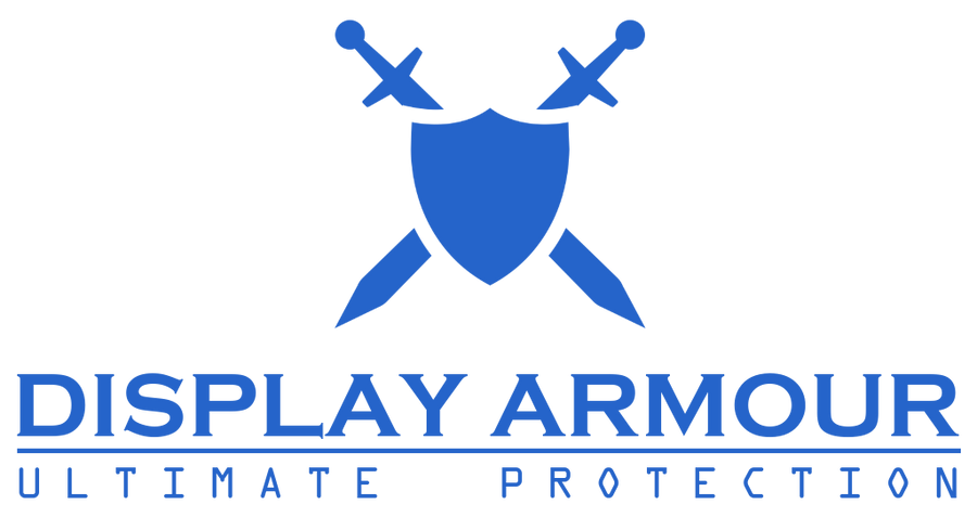 display armour ultimate protection logo in blue