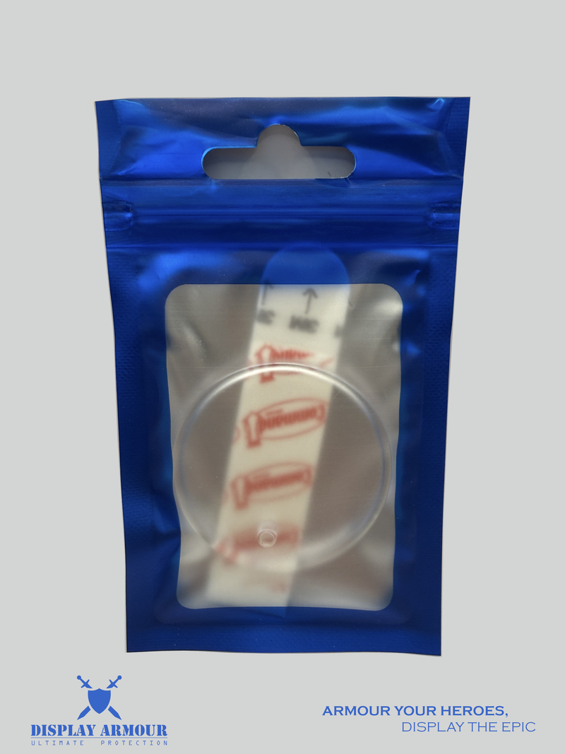 Action figure display stands by Display Armour — premium clear acrylic stand packs and collector accessories designed to securely support and showcase loose action figures with a professional display finish.