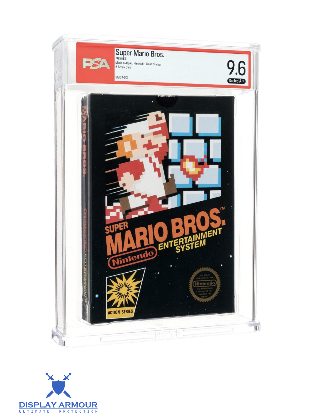 Sealed Super Mario Bros. NES game graded PSA 9.6 A++