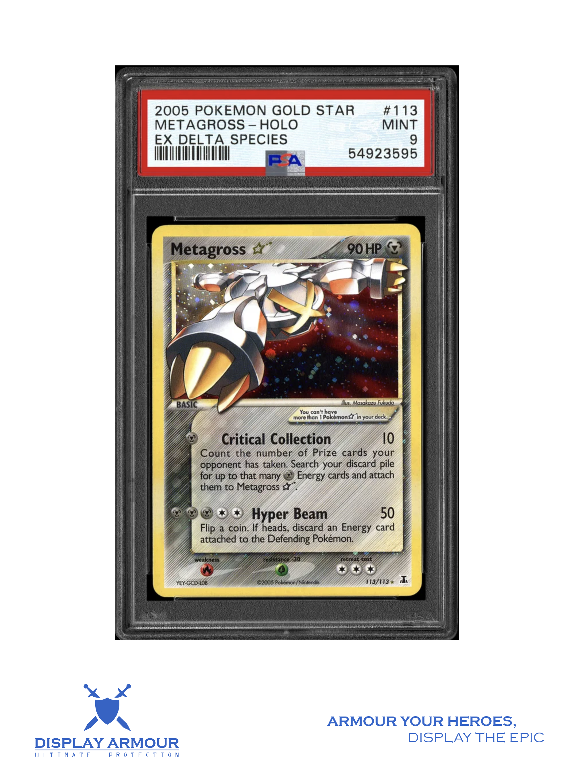 Metagross Gold Star, EX Delta Species Pokémon card