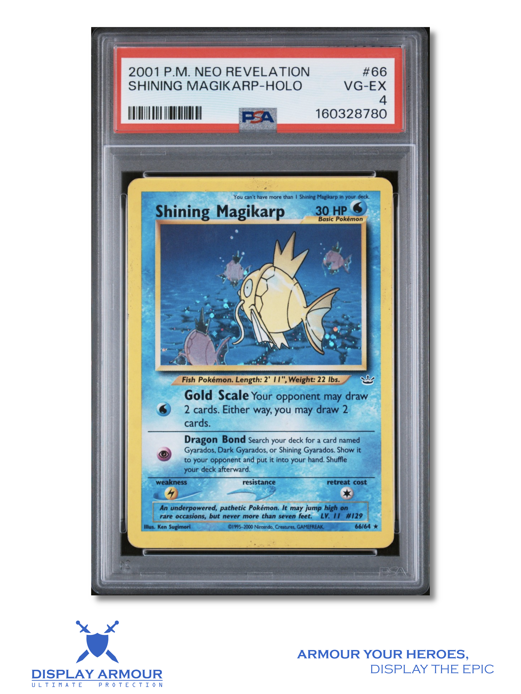 Shining Magikarp 1st Edition, Neo Revelation Pokémon card