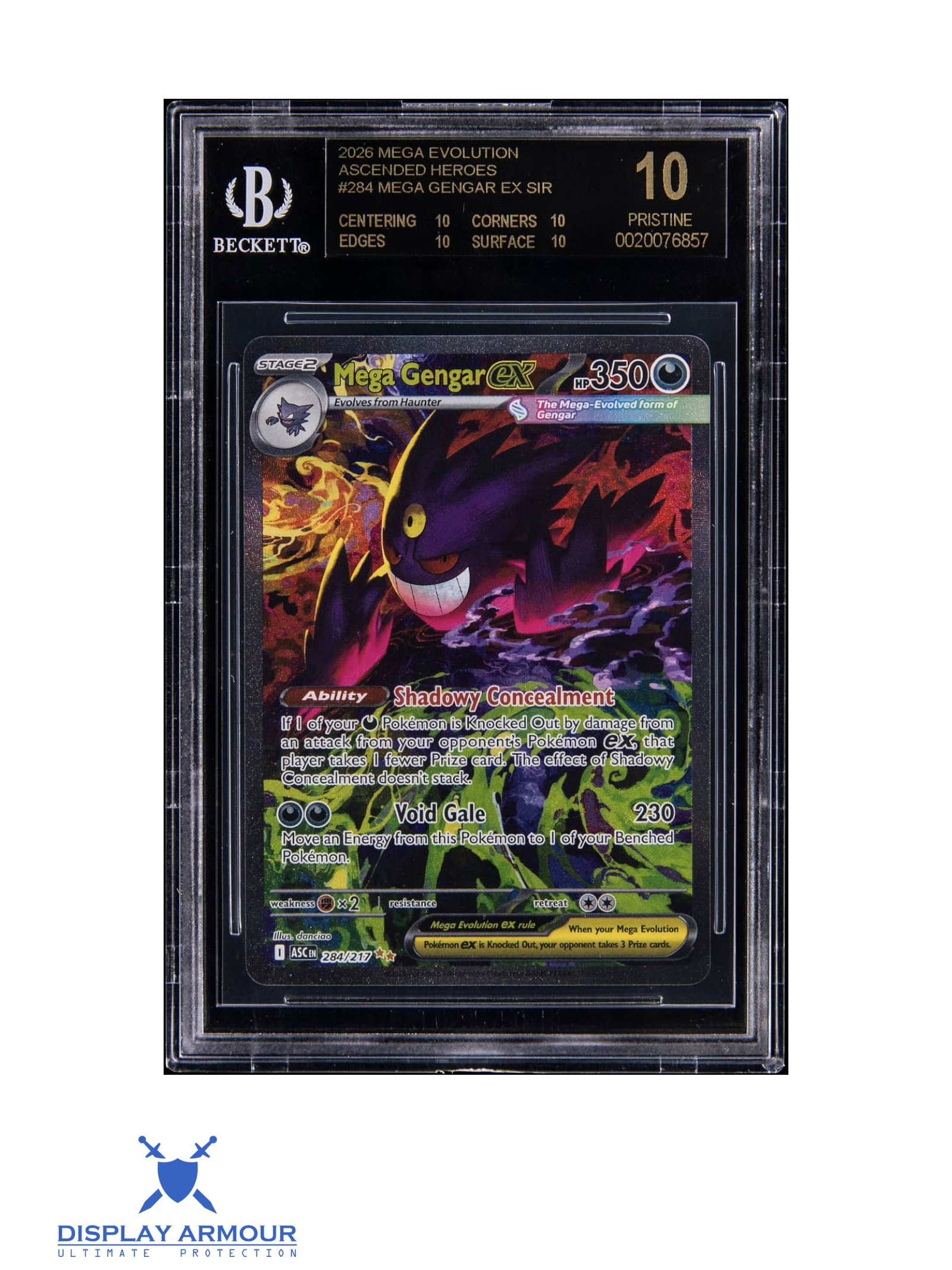Mega Gengar ex Special Illustration Rare, Ascended Heroes, 2026 Ascended Heroes, 284 Pokémon card
