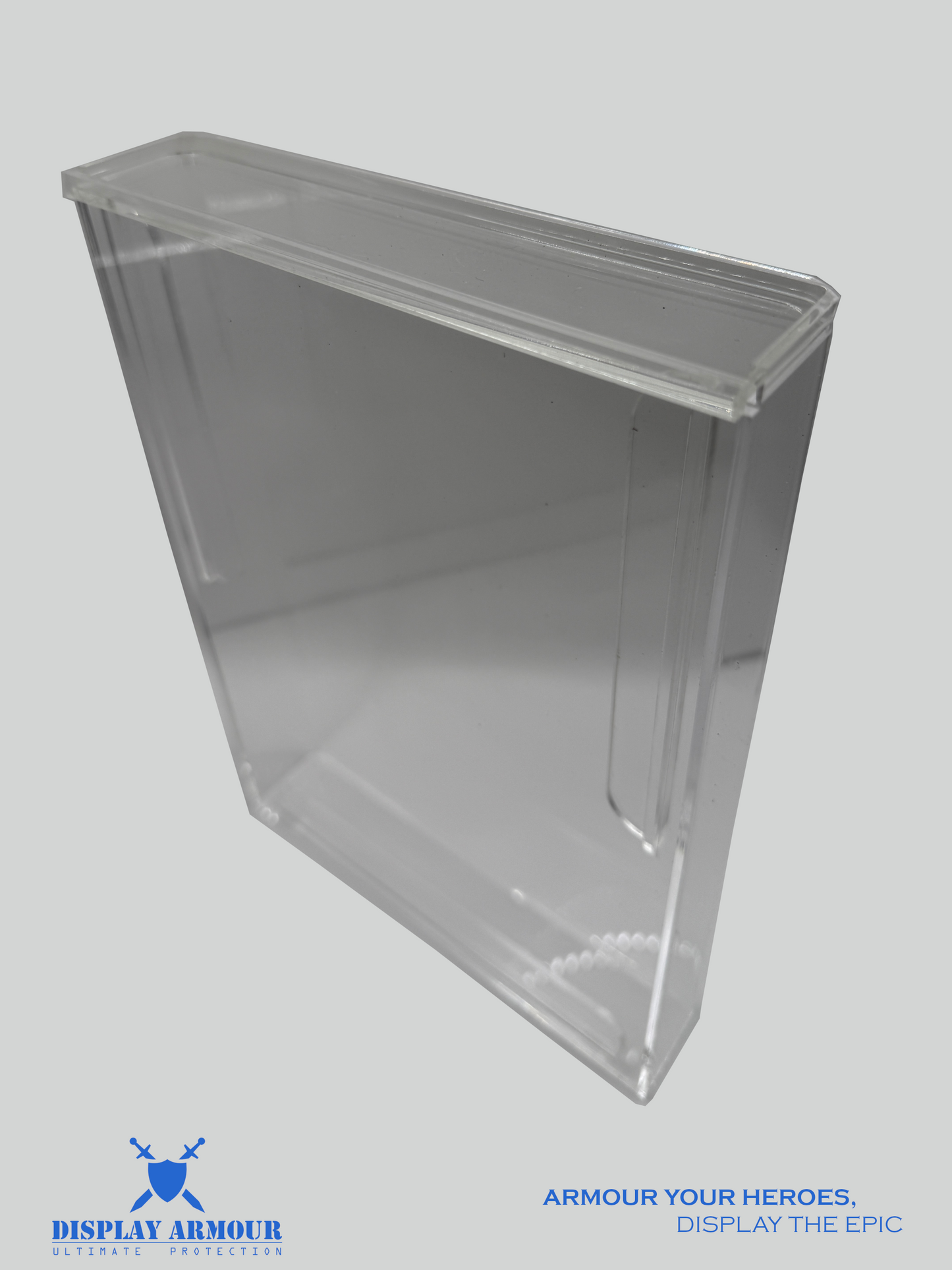 Marvel Legends Acrylic Display Case for Kenner Action Figures | UV Protection, Slide Bottom, Crystal Clear by Display Armour