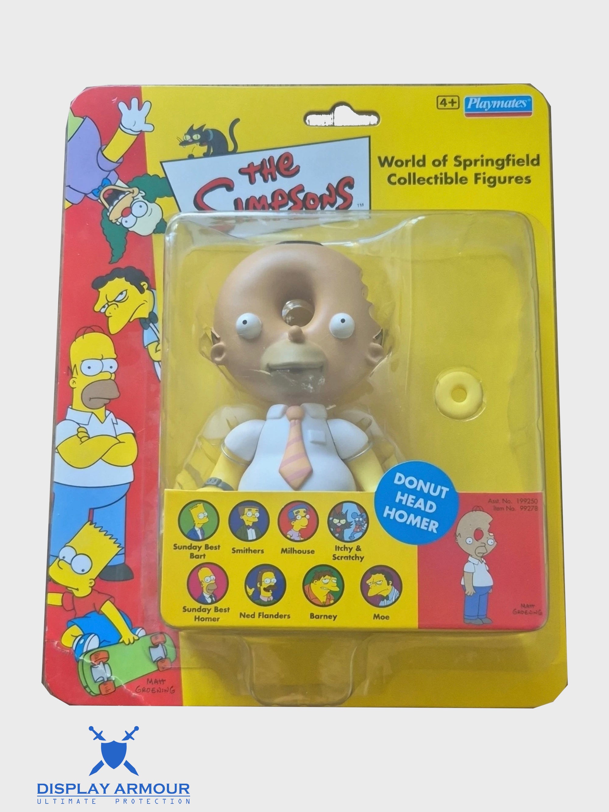 Donut Head Homer rare UK exclusive World of Springfield Simpsons figure