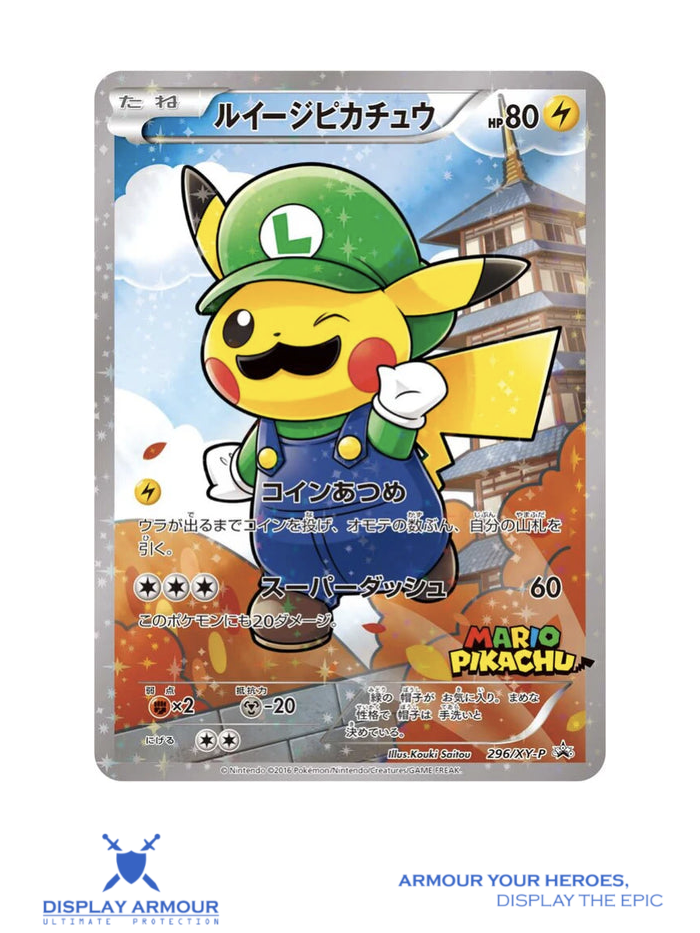 Luigi Pikachu Promo Pokémon card Japanese crossover rare PSA graded