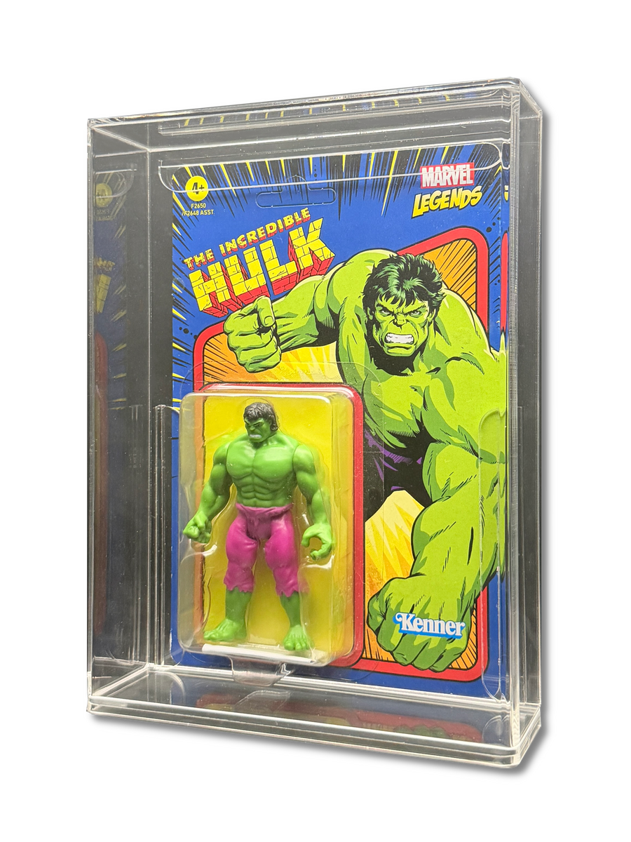 Marvel Legends carded action figure displayed in a Display Armour 4 mm UV acrylic case