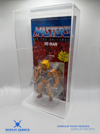 Masters of the Universe by Mattel Action Figure Display Case - Securely displays your MOTU collection with UV protection and 4mm thickness.