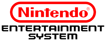 Nintendo Entertainment System logo with red and black colors