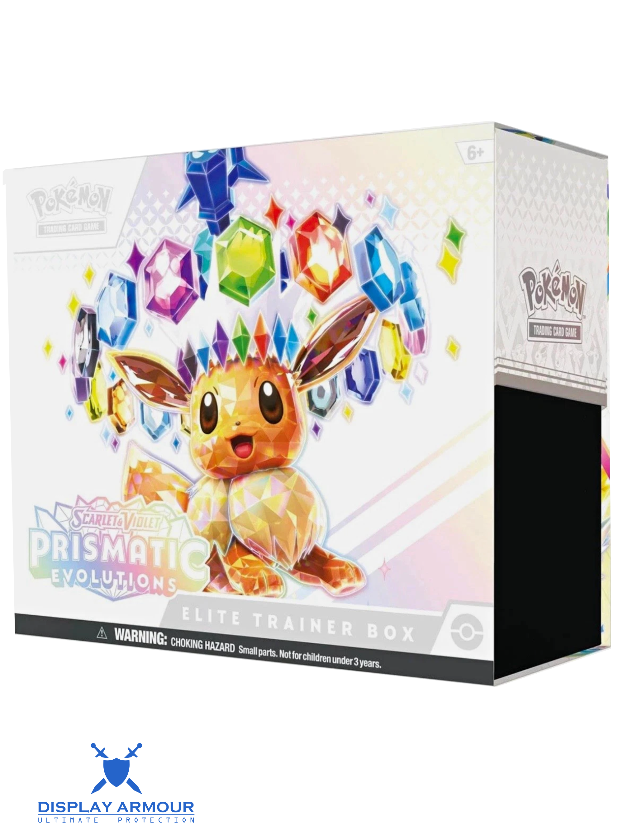 Prismatic Evolutions sealed products featuring Eevee and the Eeveelutions