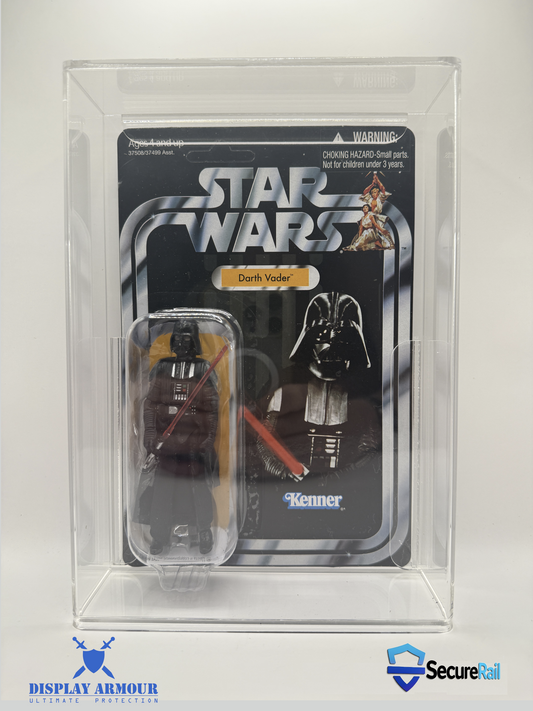 Star Wars The Vintage Collection figure in Display Armour UV-protected acrylic display case.