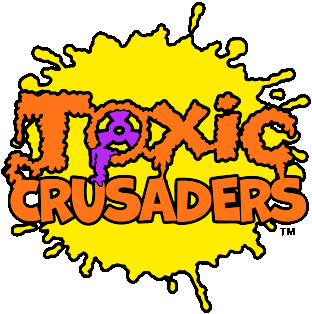 Toxic Crusaders UV Acrylic Display Cases