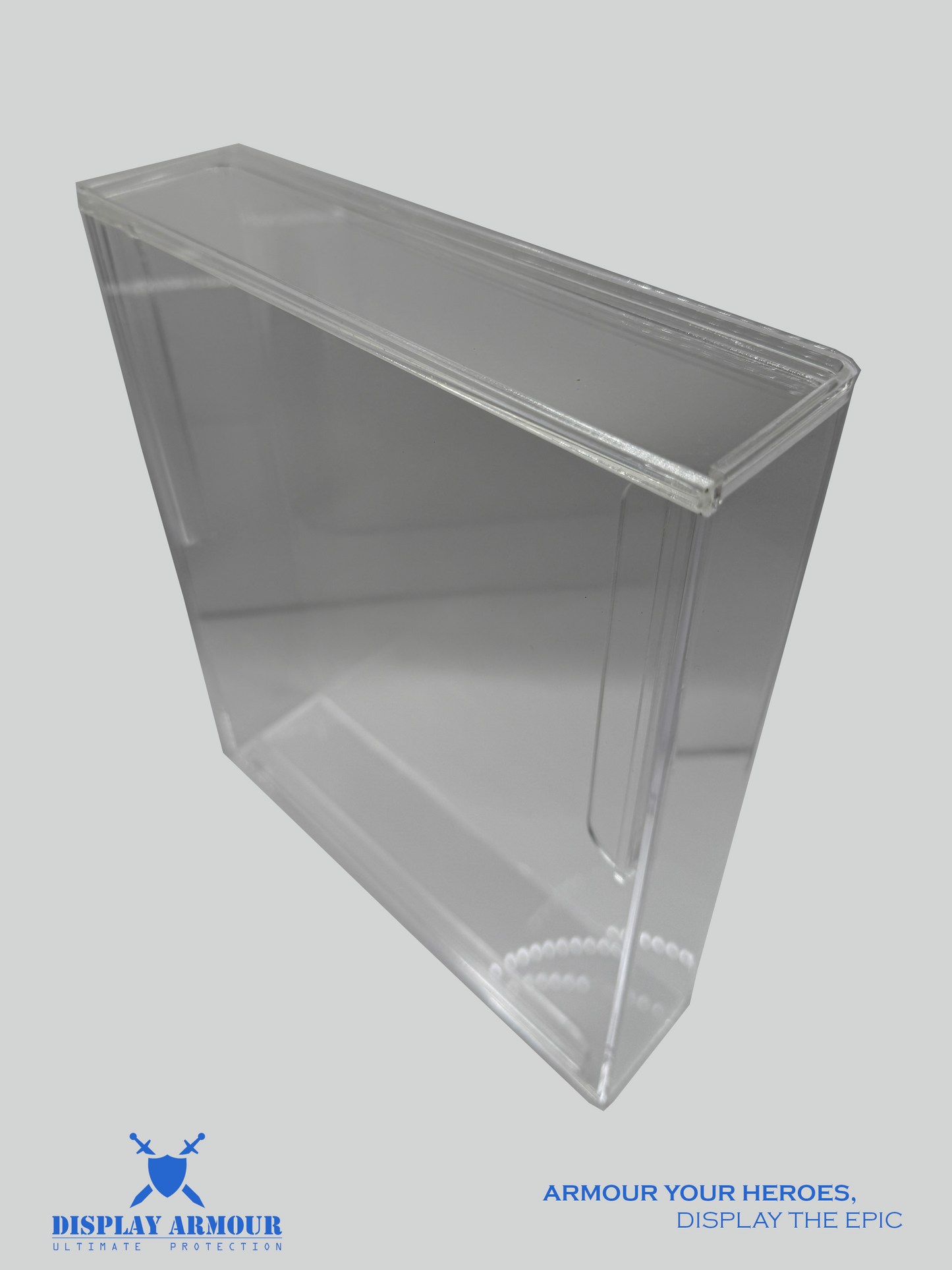 WWF Hasbro Action Figure Display Armour Case - Door Closed for Protection