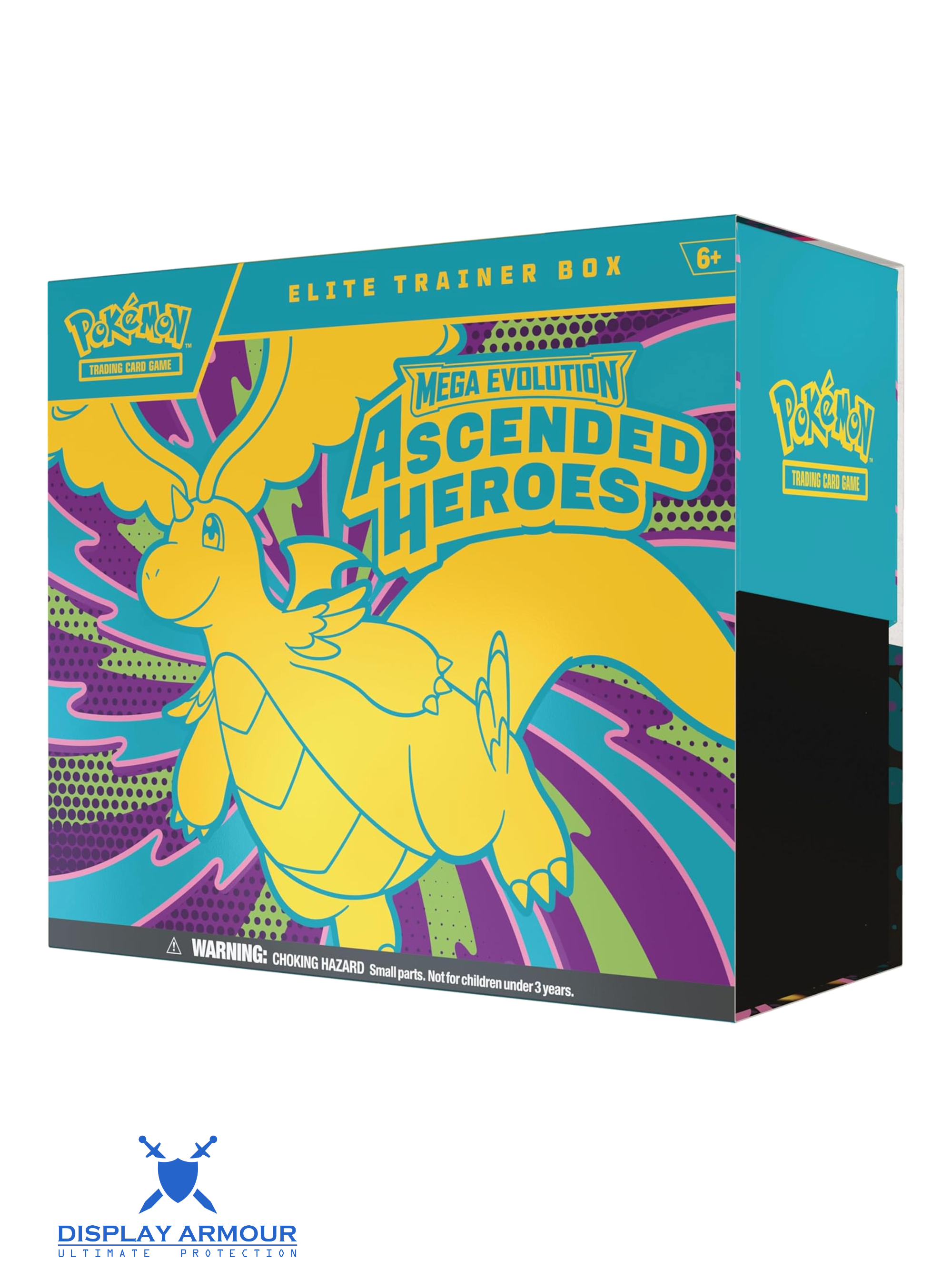 Ascended Heroes sealed Pokémon product featuring Mega Evolution artwork