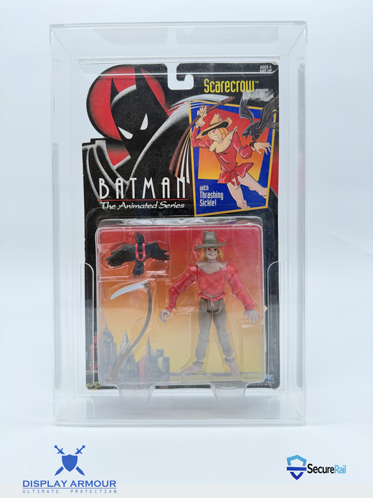 Batman mint on card acrylic display case front view by Display Armour