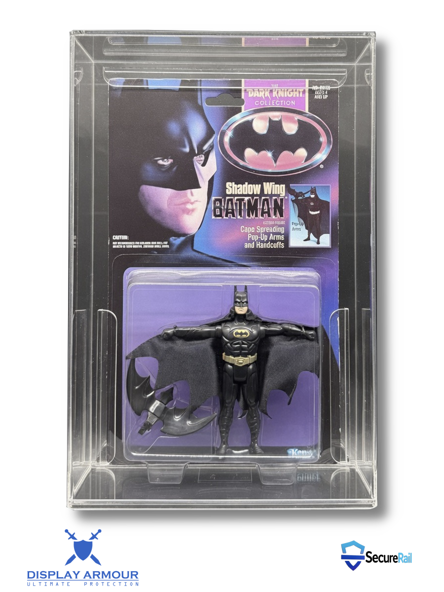 Batman The Dark Knight Kenner action figure acrylic display case front view