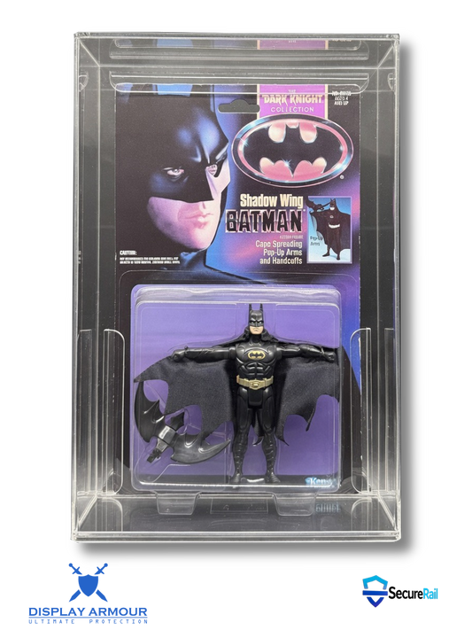 Batman The Dark Knight Kenner action figure acrylic display case front view