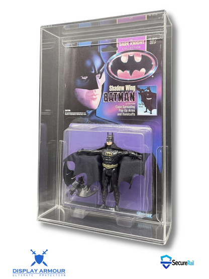 Batman The Dark Knight Kenner action figure acrylic display case side view