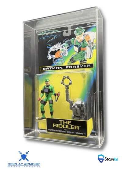 Batman Forever Kenner action figure acrylic display case side view