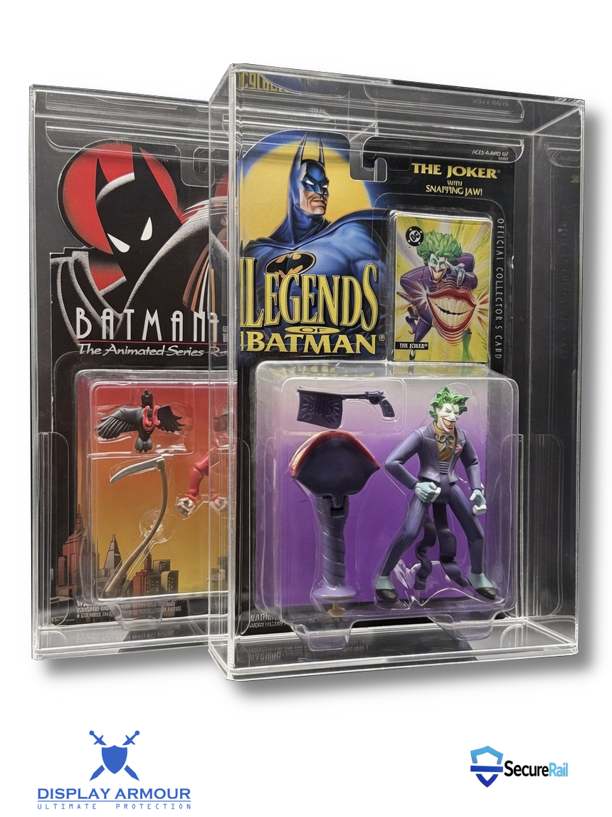 Batman Kenner action figure acrylic display cases by Display Armour