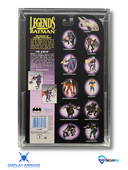 Legends of Batman Kenner action figure card back artwork