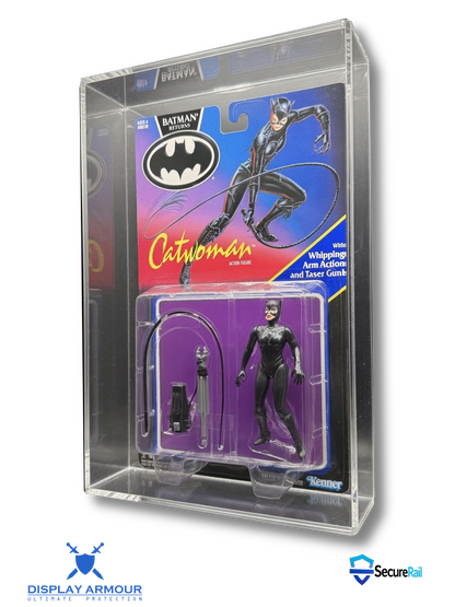 Batman Returns Kenner action figure acrylic display case side view