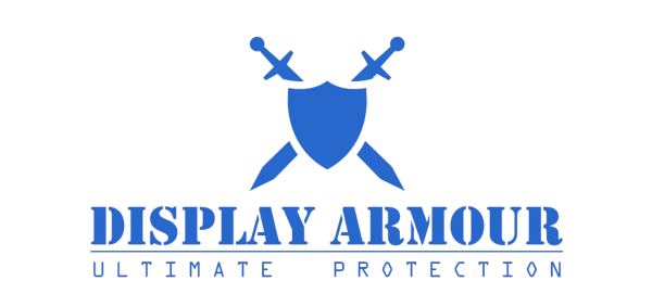 Display Armour logo with shield and swords symbolising trusted worldwide protection for action figure collections