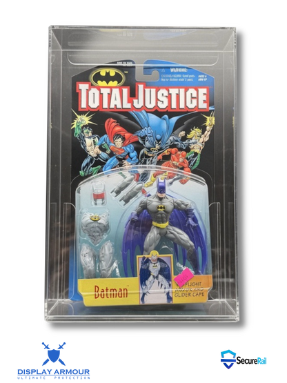 DC Total Justice Kenner action figure acrylic display case front view