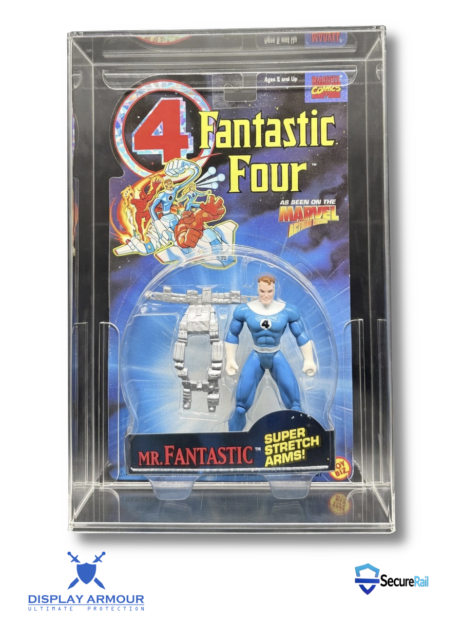 Fantastic Four ToyBiz action figure acrylic display case front view