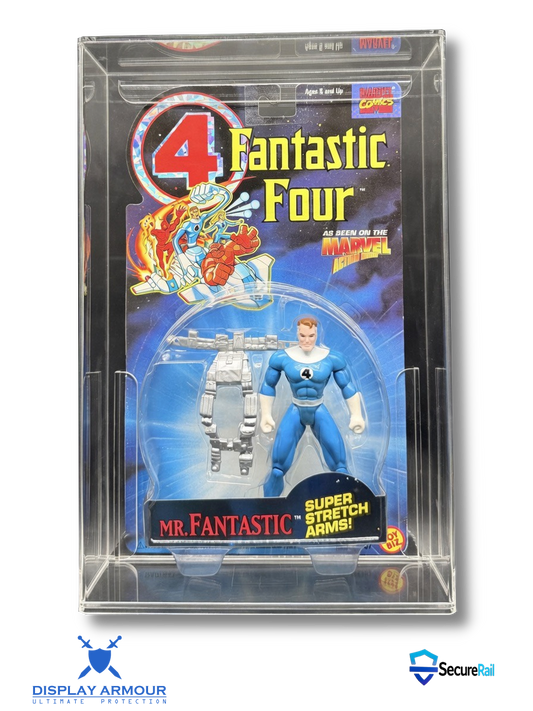 Fantastic Four ToyBiz action figure acrylic display case front view