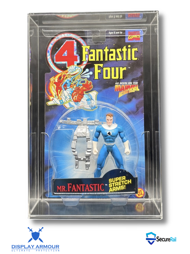 Fantastic Four ToyBiz action figure acrylic display case front view