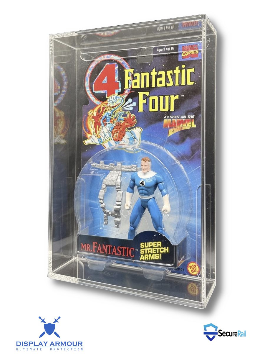 Fantastic Four ToyBiz action figure acrylic display case side view