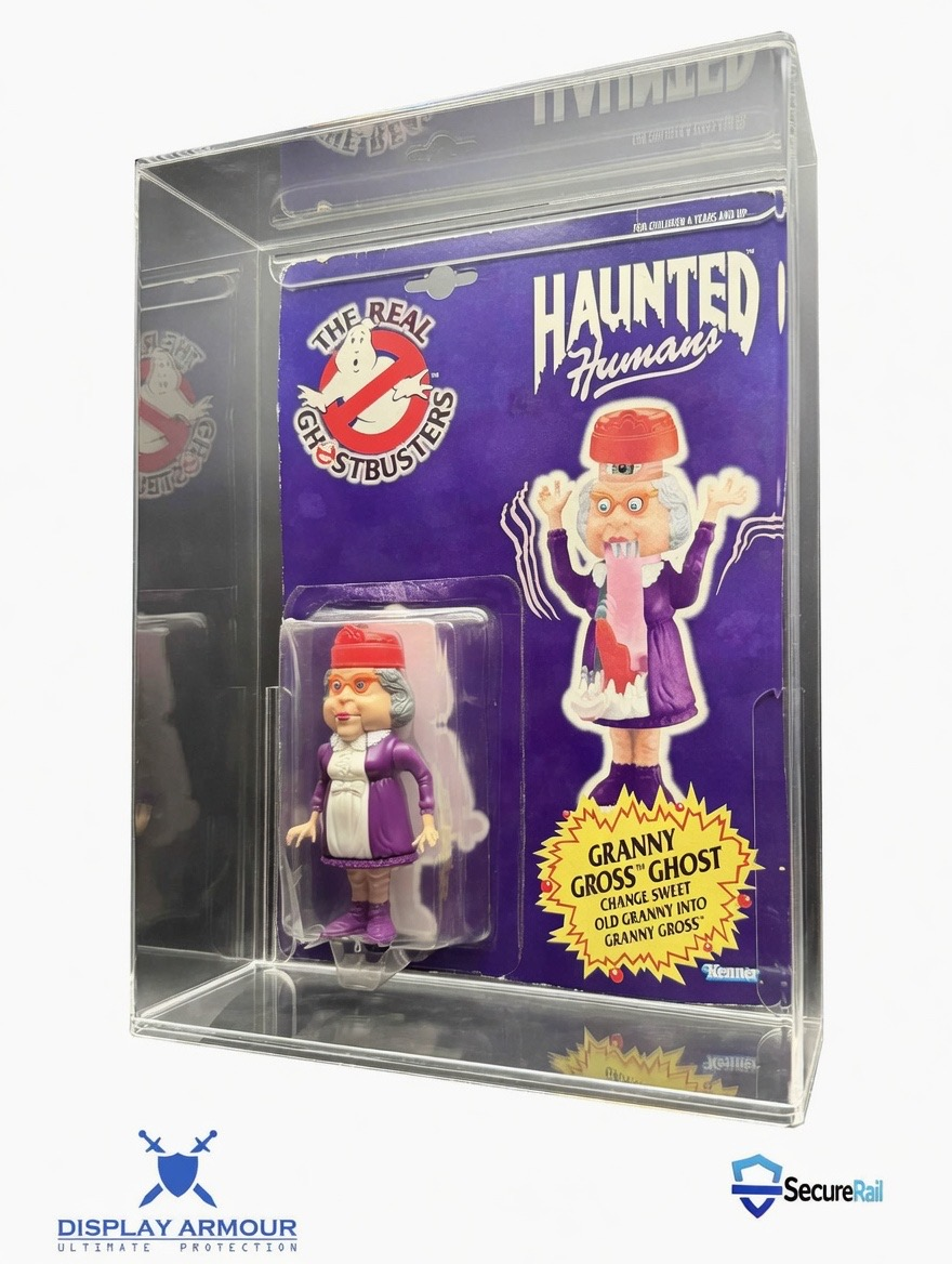 Display Armour Ghostbusters Deep Bubble Display Case for Kenner The Real Ghostbusters large bubble action figures