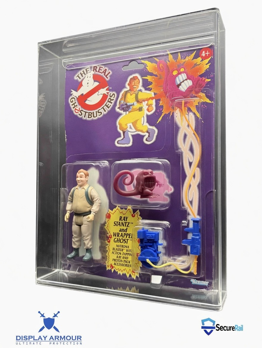 Display Armour Ghostbusters Standard Display Case for Kenner The Real Ghostbusters 1986–1991 carded action figures