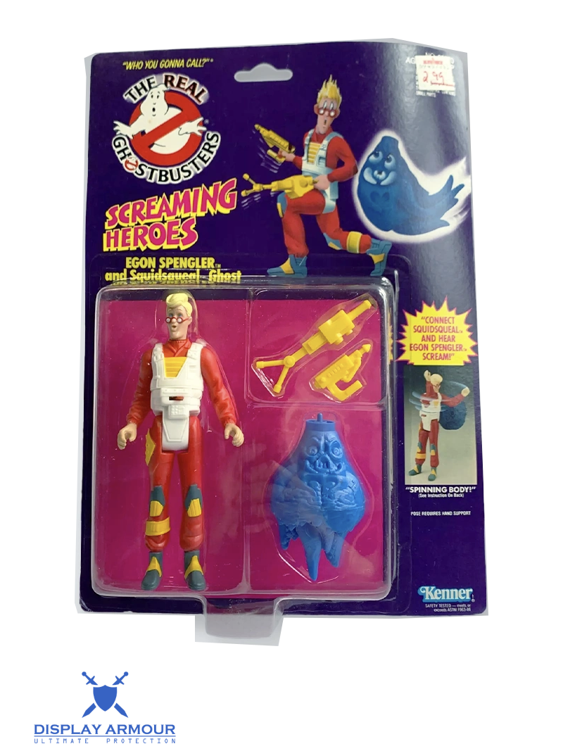 Screaming Heroes Egon mint-on-card vintage Kenner Ghostbusters figure
