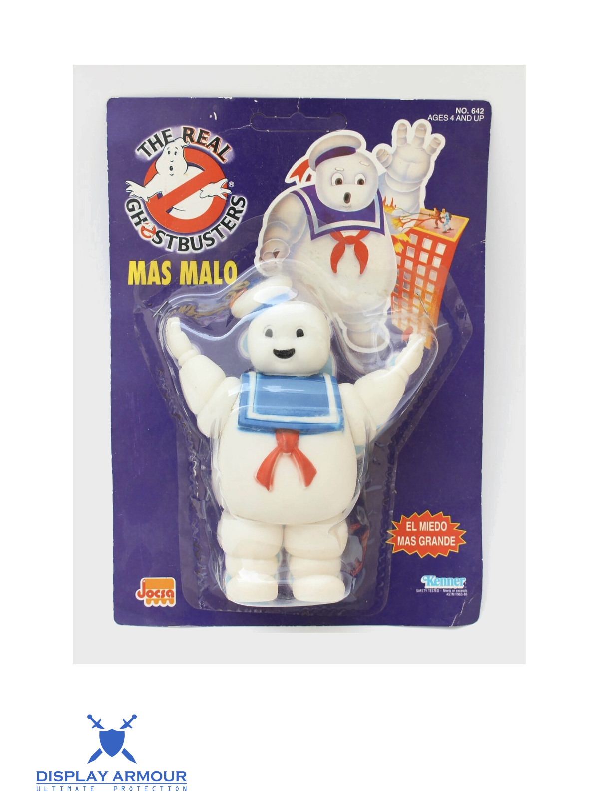 Boxed Stay Puft Marshmallow Man vintage Kenner Ghostbusters toy