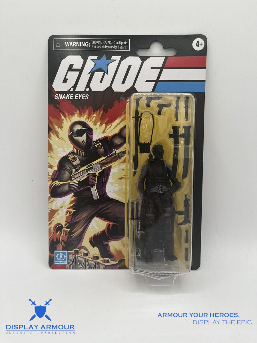 G.I. Joe A Real American Hero early Snake Eyes style figure on card