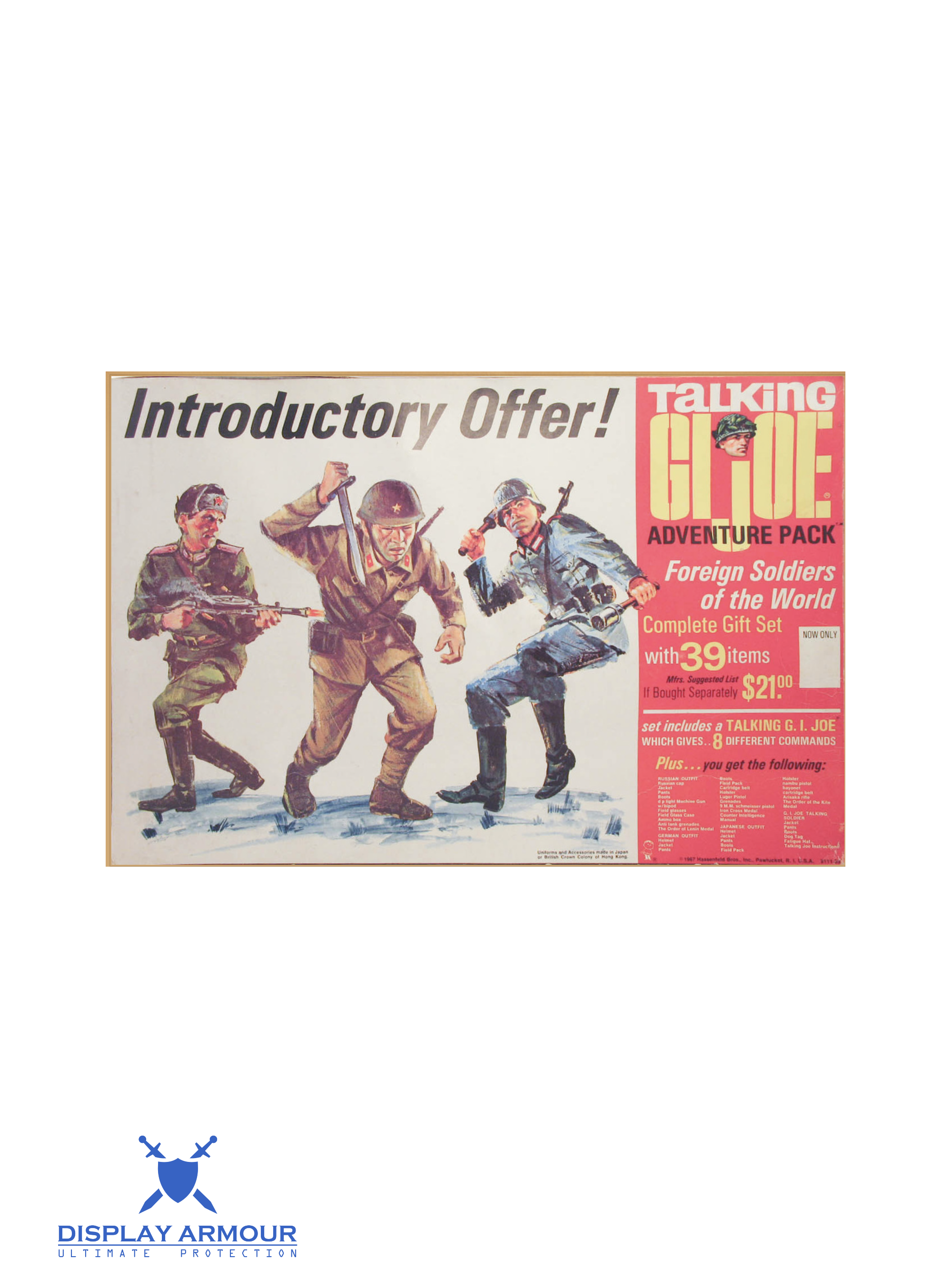 Original GI Joe Adventure Pack factory sealed vintage toy
