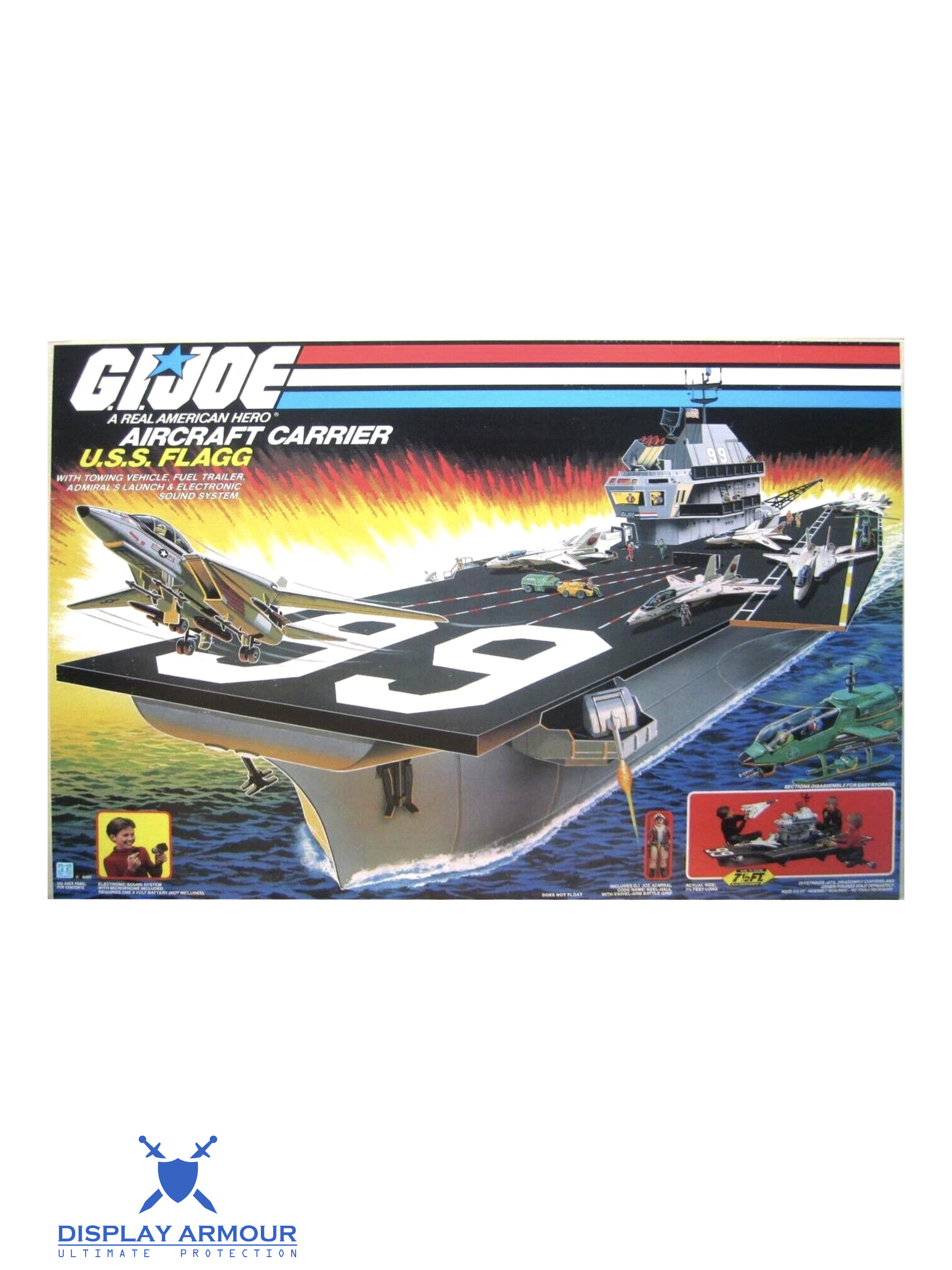 USS Flagg Aircraft Carrier factory sealed vintage GI Joe toy