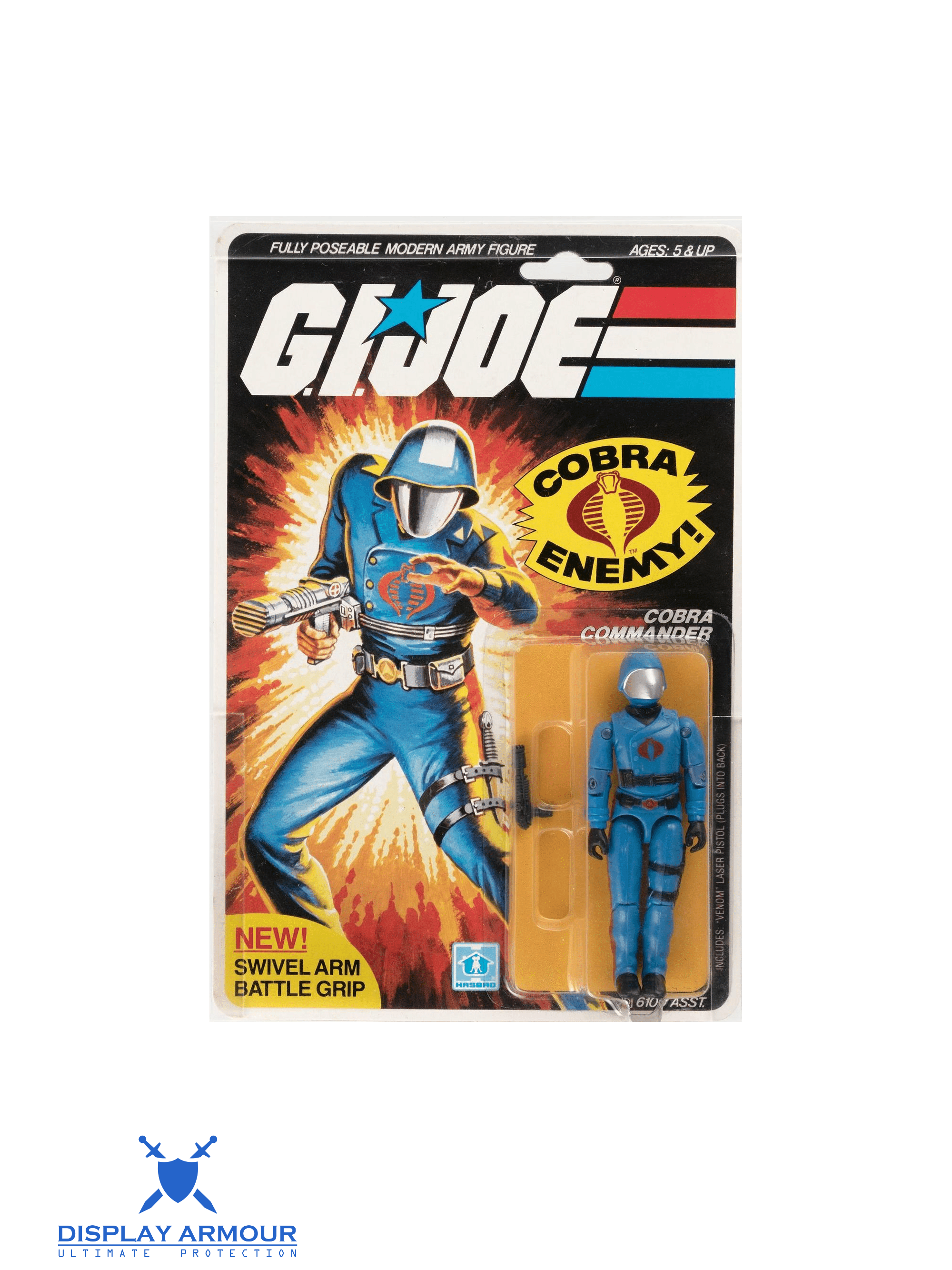 Mickey Mouse Cobra Commander 1982 mint on card vintage GI Joe figure