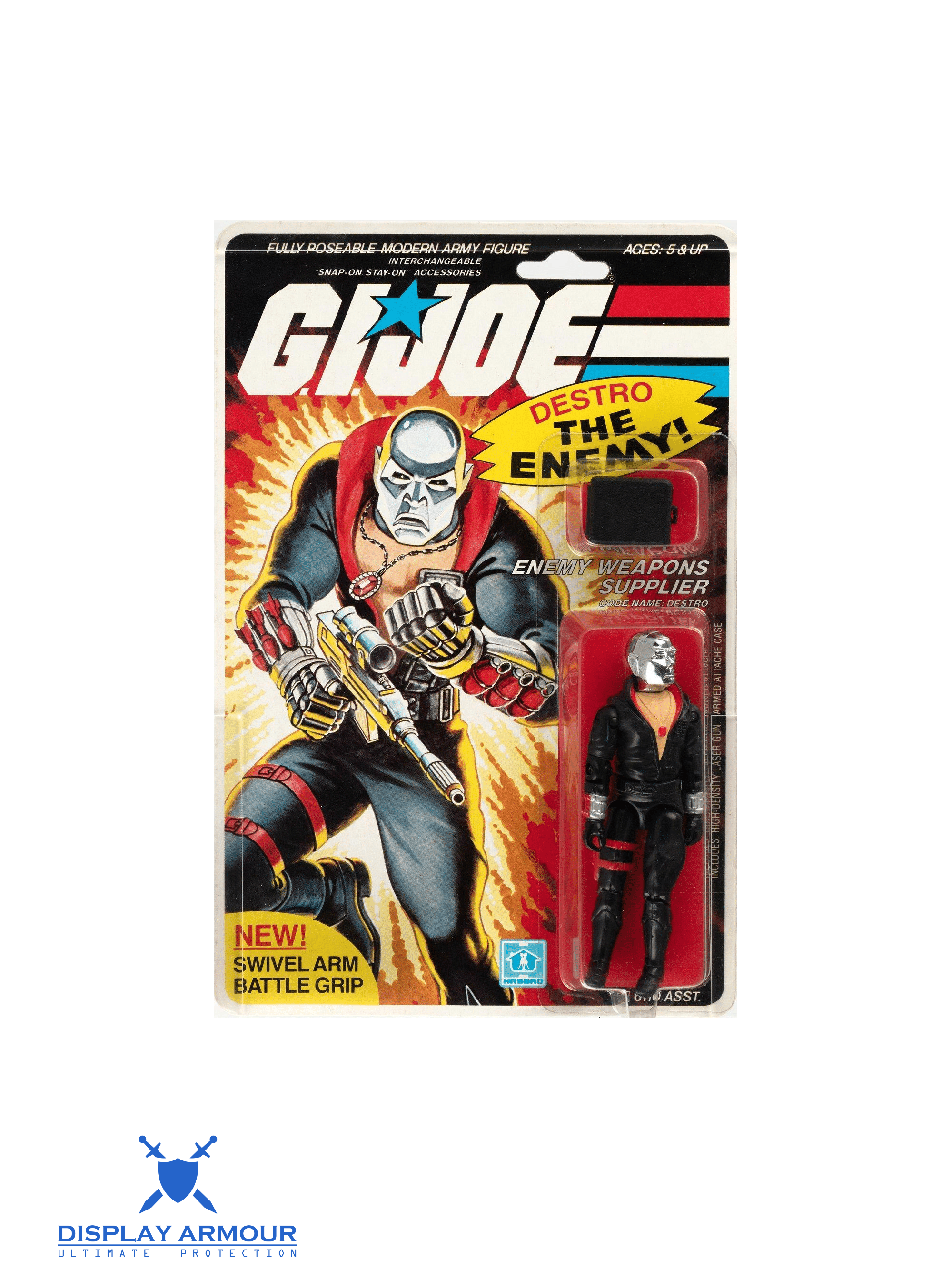 Pimp Daddy Destro 1983 mint on card vintage GI Joe figure
