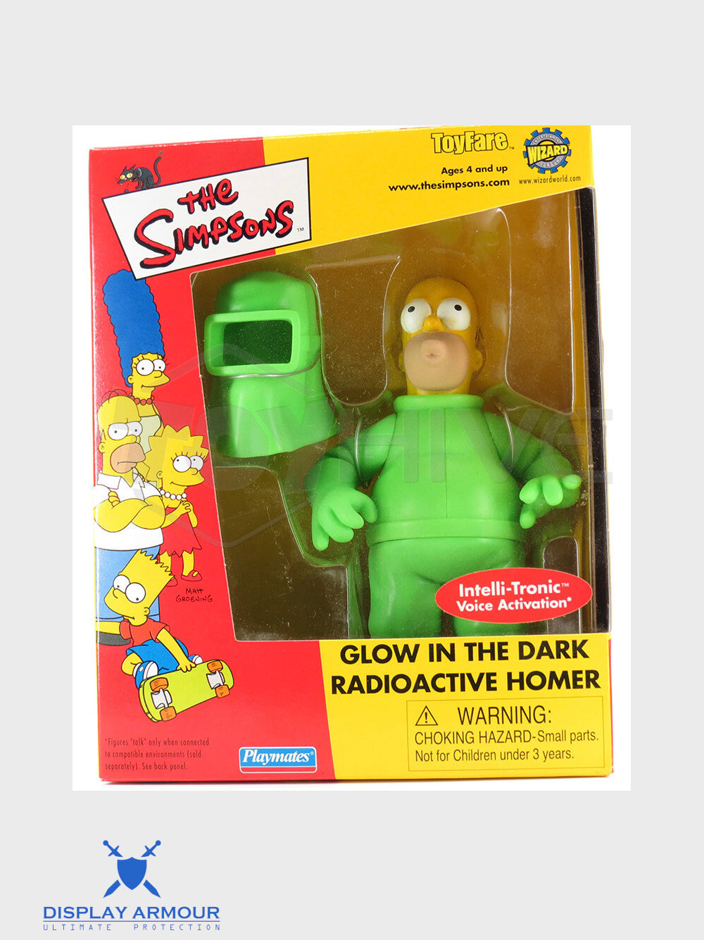 Radioactive Glow-in-the-Dark Homer rare World of Springfield Simpsons figure