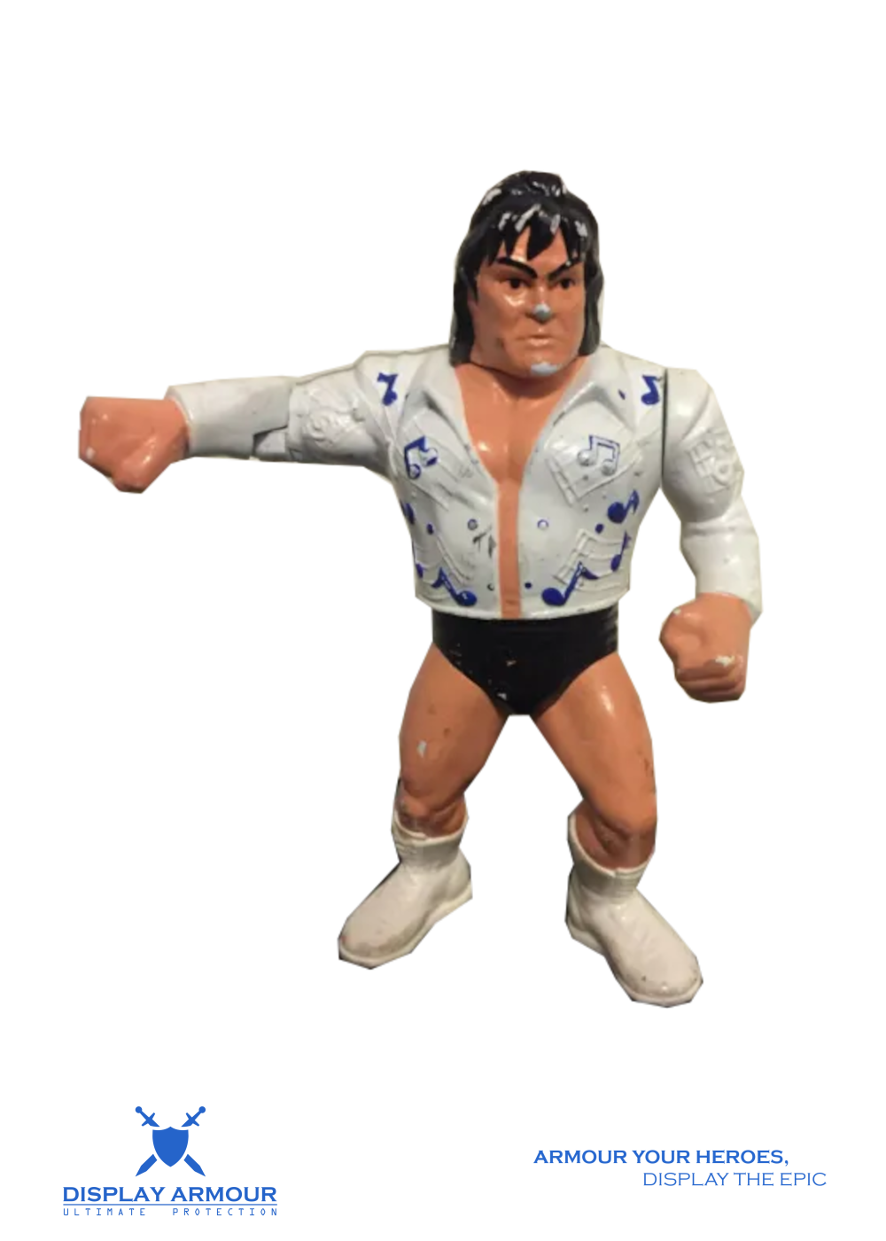 WWF Hasbro Greg Valentine prototype Rhythm and Blues rare unreleased wrestling figure