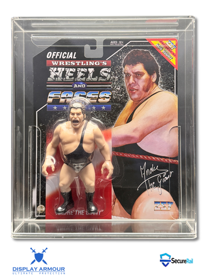 Heels & Faces Zombie Sailor Toys wrestling figure in acrylic display case front view.