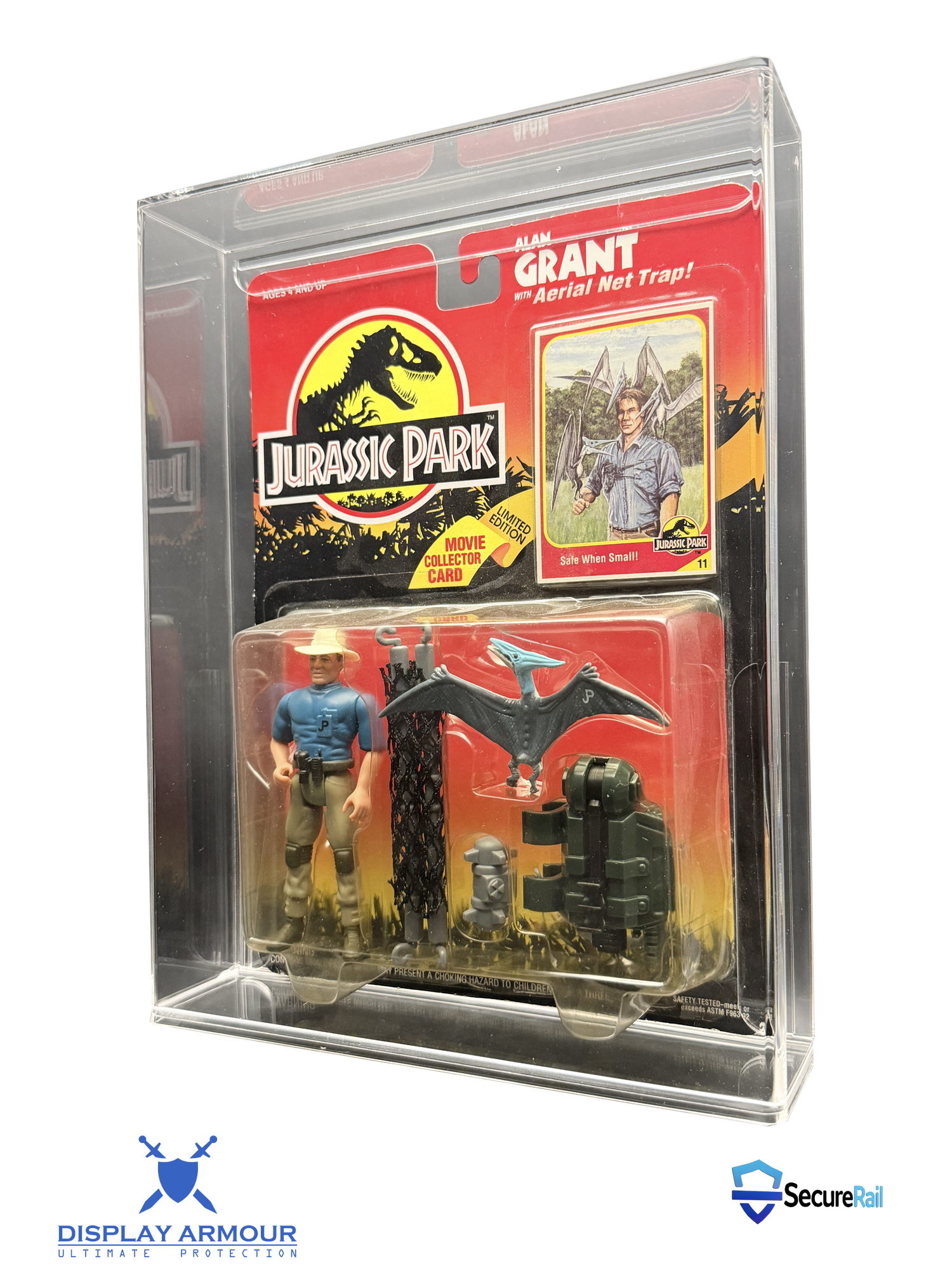 Jurassic Park Action Figure in Display Armour Case