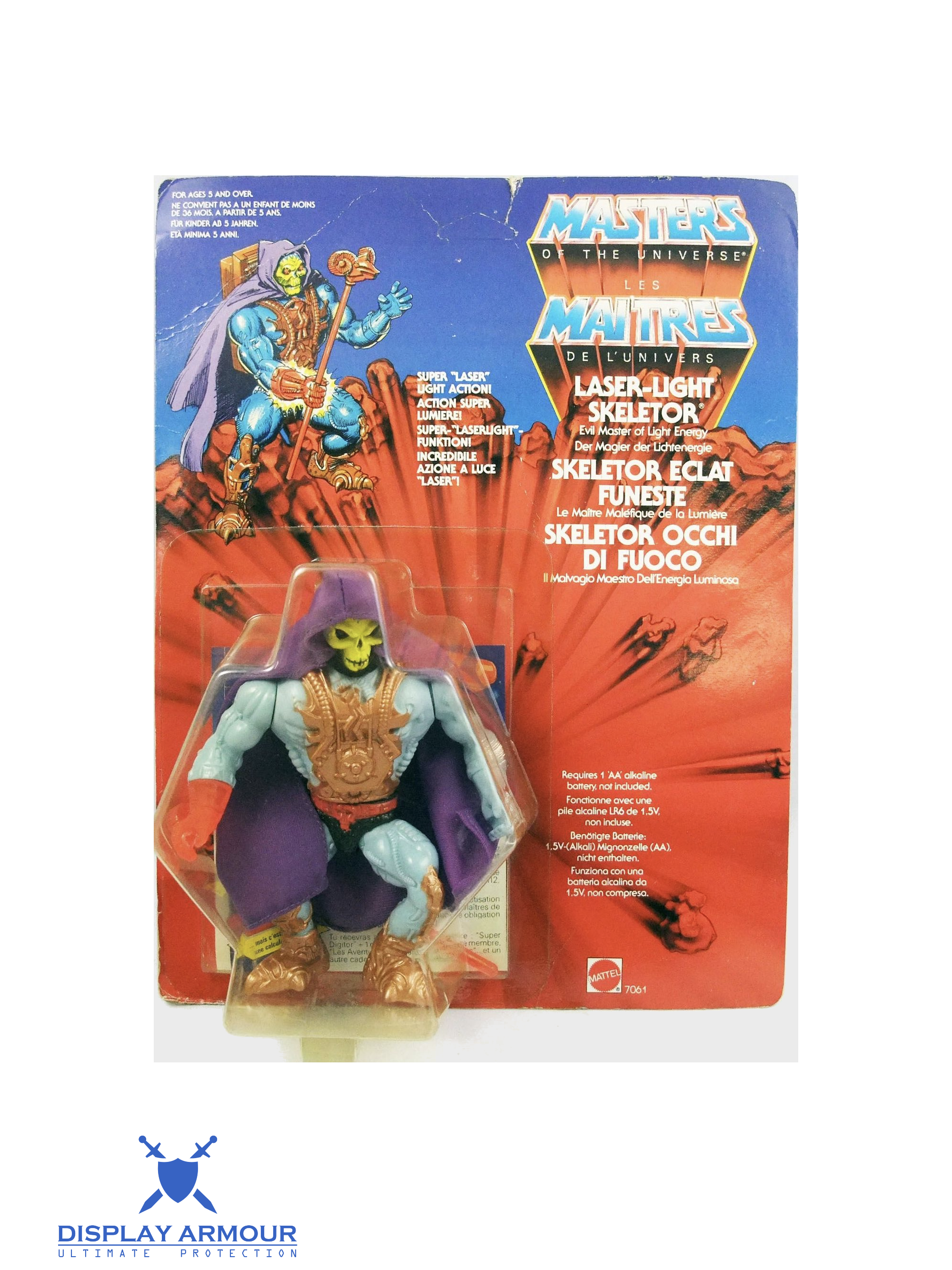 Laser-Light Skeletor vintage Masters of the Universe figure