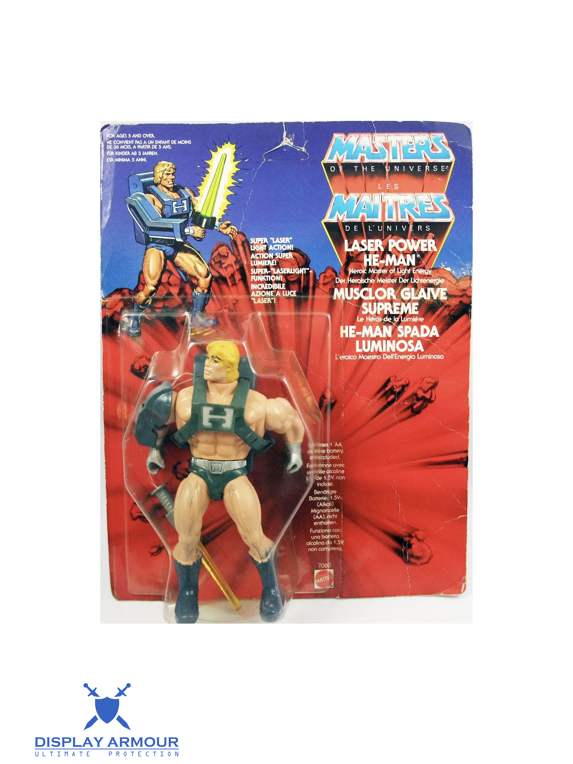 Laser Power He-Man vintage Masters of the Universe figure