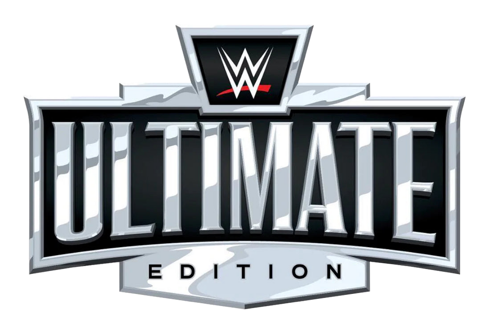 WWE Ultimate Edition logo on a white background